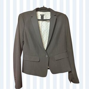 Ann Taylor Black Structured Blazer